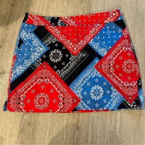 Loudmouth Skort Colorful Bandana Print Skirt golf